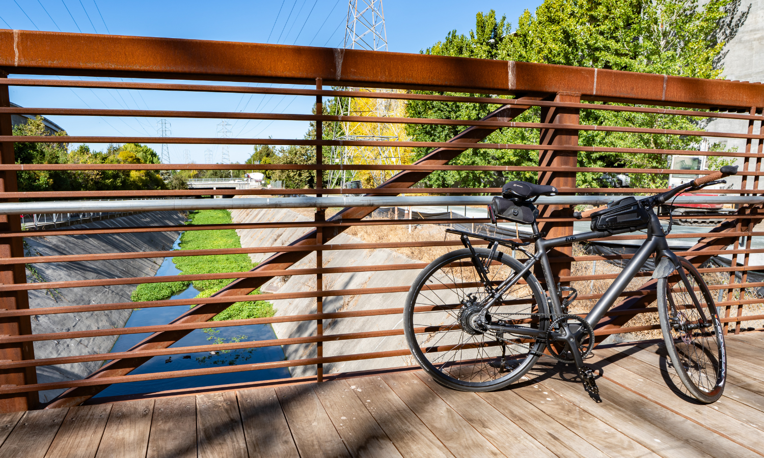 The Ameswell Stevens Creek Pedestrian Bridge