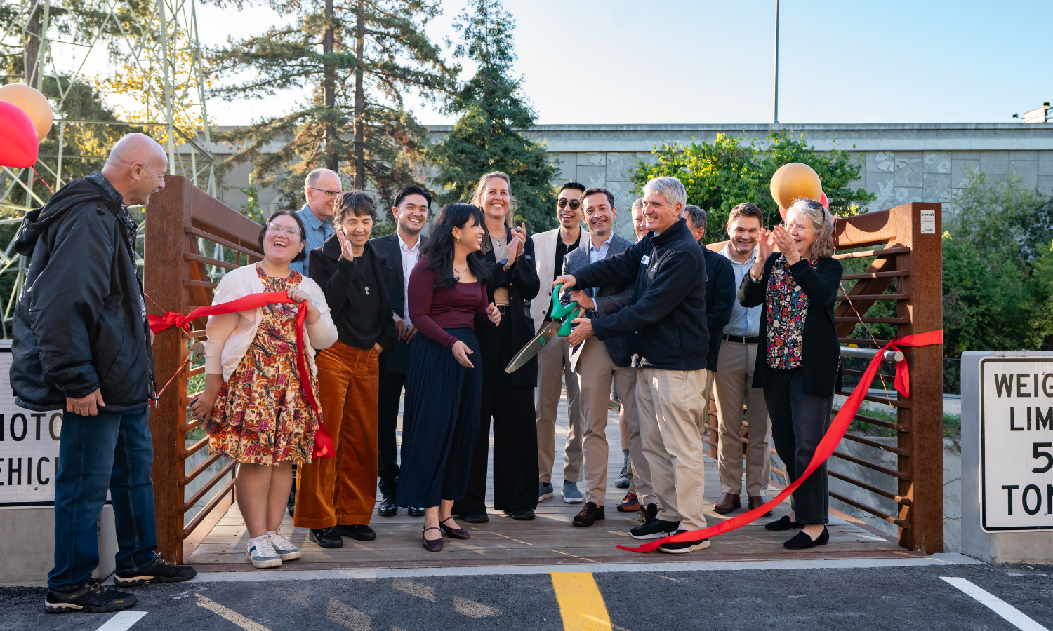 The Ameswell Stevens Creek Pedestrian Bridge